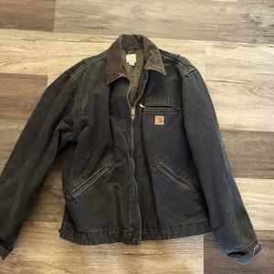 Carhartt canvas jacket, blanket lined, size LT